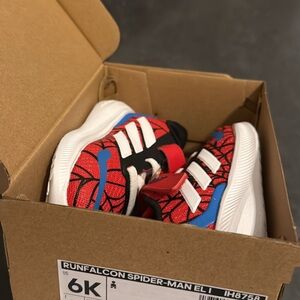 Adidas Kids Spider-Man Sneakers Red Black White
